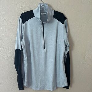 Women’s Lightweight Columbia Half Zip Pullover, 1X, Gray